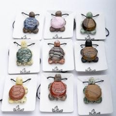 ASST. TURTLE PENDANT W/CORD - Each