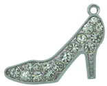 Shoe Rhinestone Charm