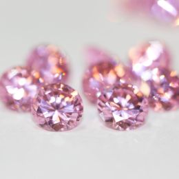 PINK ROUND Cubic Zirconia