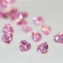 PINK HEART Cubic Zirconia