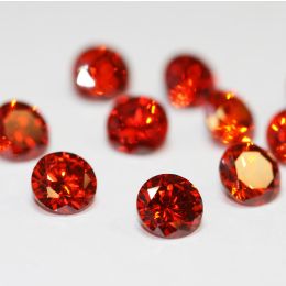 ORANGE ROUNDS Cubic Zirconia