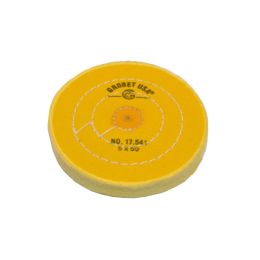 Yellow Chemkote Buff  5″ x 50 Ply, Shellac Center