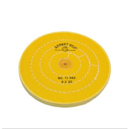Yellow Chemkote Buff 6″ x 30 Ply, Shellac Center