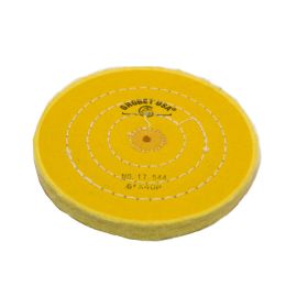 Yellow Chemkote Buff 6″ x 40 Ply, Shellac Center