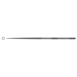 Grobet USA 10cm Round Needle File, Cut 4