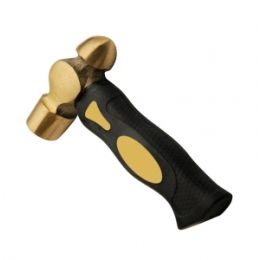 1 LB BRASS HAMMER W/SHORT HANDLE