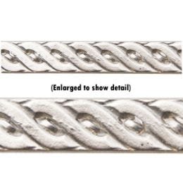 ROPE NICKEL SILVER PATTERN WIRE, 3FT