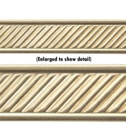 SLANT WITH BORDER RED BRASS PATTERN WIRE, 3FT