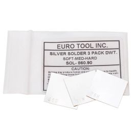 3pc SILVER SOLDER SHEET