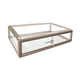 Glass Countertop Aluminum Display Case