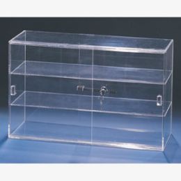 ACRYLIC SLIDING DOOR 2 Shelf CASE