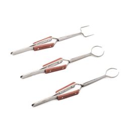 Cross Locking Tweezer Set