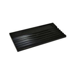 Grooved Sorting Tray, Black