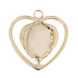 Heart Pendant 8x10mm