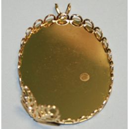 40x30mm Pendant - Gold Color