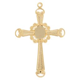 Cross with Bezel Edge 10x8mm