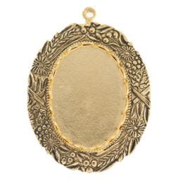 Antique Bezel Style Pendant