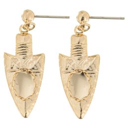 Earrings Arrowhead Design 8x6mm