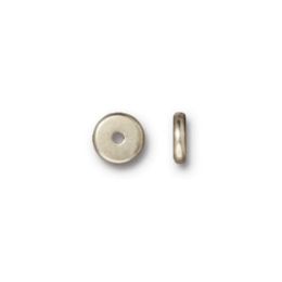 8mm Disk Spacers - Silver Plate