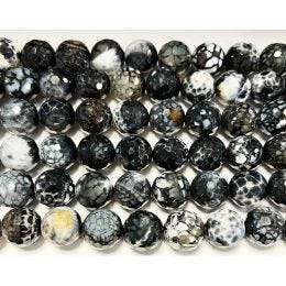 18mm BLACK FIRE AGATE