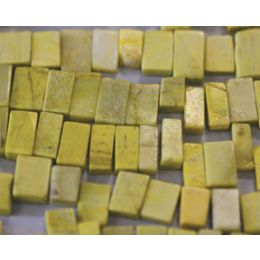 YELLOW TURQUOISE - Top Drilled Rect.