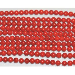 Red Coral 6mm (Dyed)