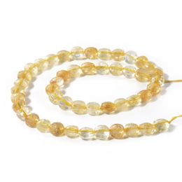 Natural Citrine Faceted 6mm Coins