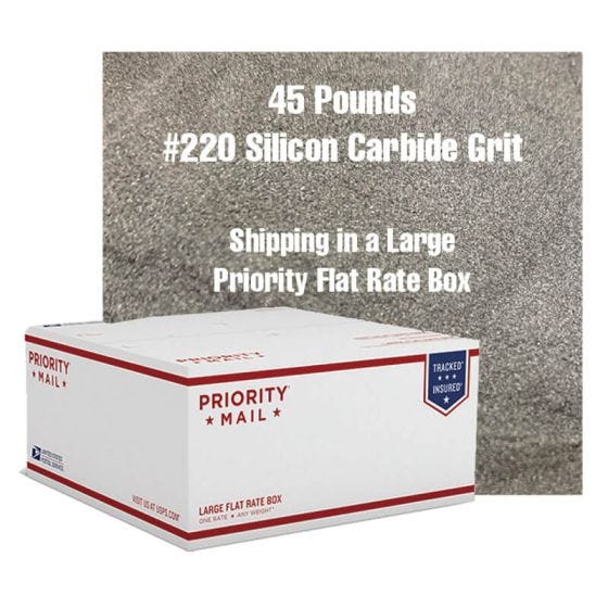 #220 Silicon Carbide Grit Special - 45 lbs.