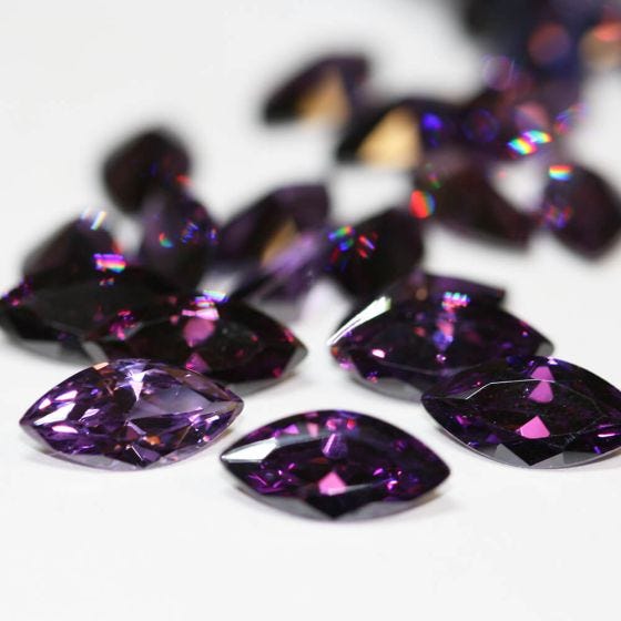 AMETHYST MARQUISE Cubic Zirconia