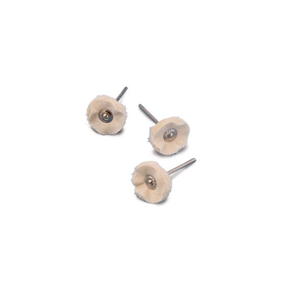 Miniature Muslin Buff, 1″ x 12 Ply, Mounted