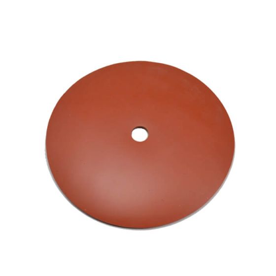 Red Silicon Pad, 5-1/2 Diameter, 1/2 Hole