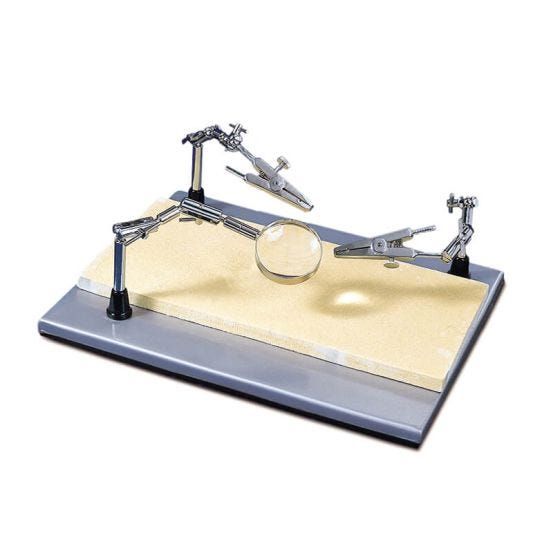 Soldering Station with 3X Magnifier