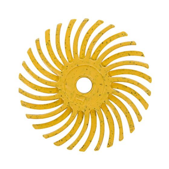 3m radial bristle discs 3/4", 80g (yellow)