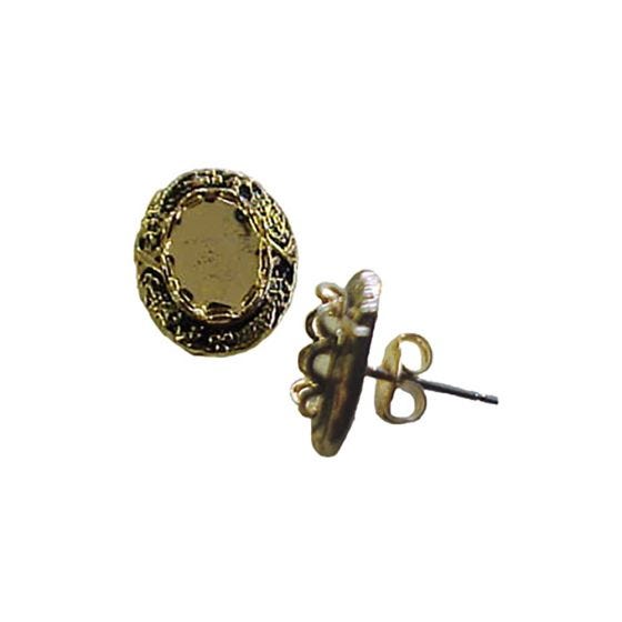 Antique Earring 8x6mm