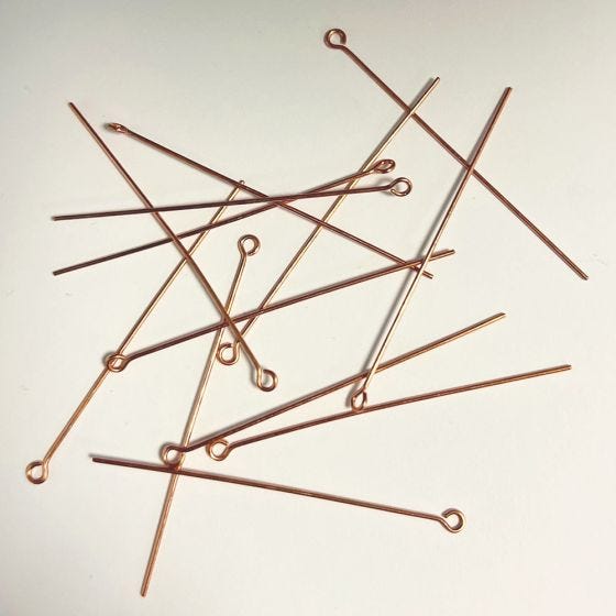 Copper Eye Pins