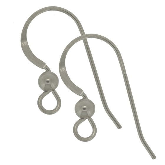 Fishhook Earwire w/Flat & Ball