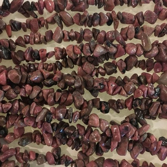 Rhodonite Chip Necklace