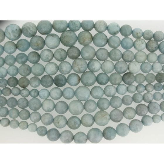 Aquamarine Faceted Graduated