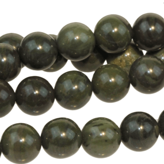 African Green Jasper 8mm Round 8"