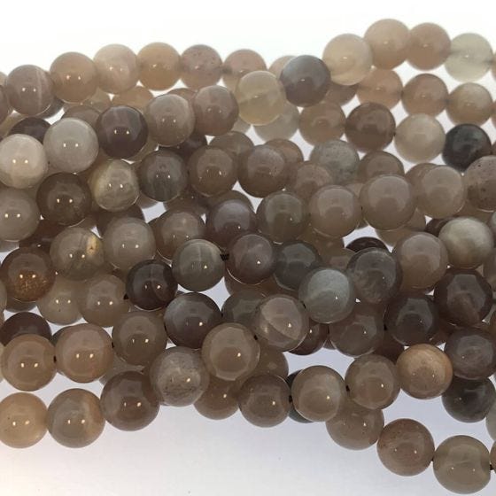 8mm Gray Moonstone 16"