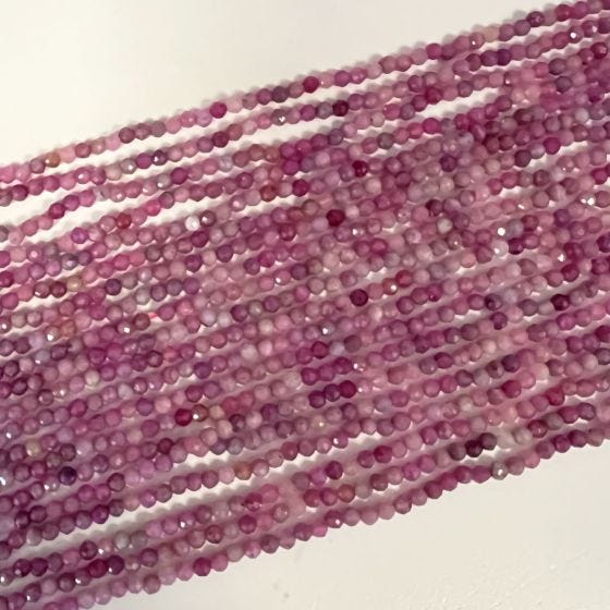Ruby Sapphire Faceted 3mm 15-16"