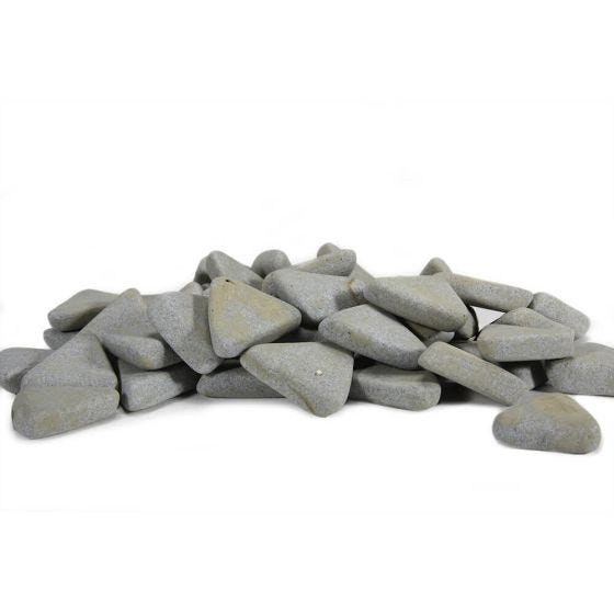 CERAMIC FINISHING MEDIA - Triangles - 45 lbs.