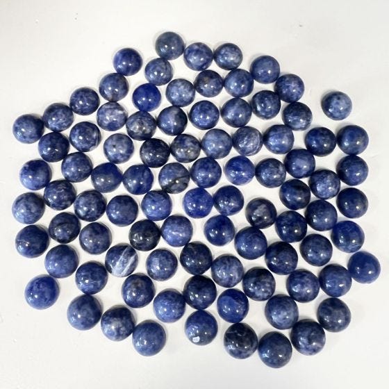 9mm Sodalite Cabs - 90