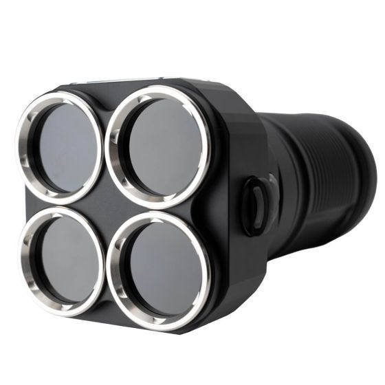 Aurora 365nm - 4 UV LED Flashlight