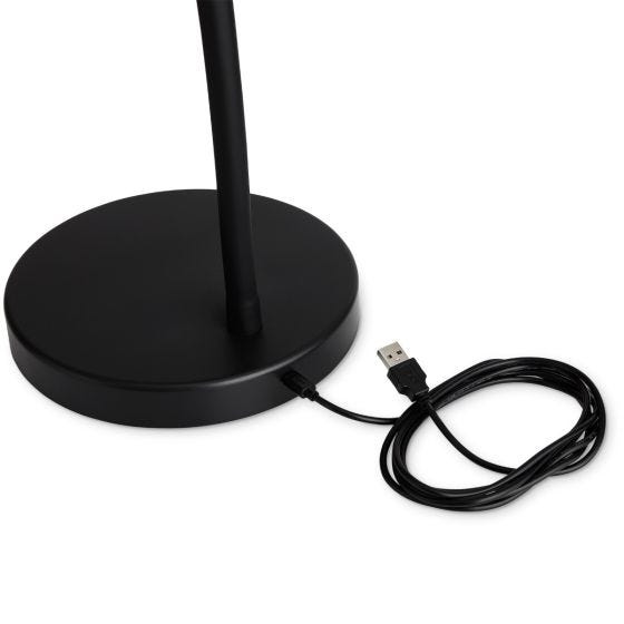 UberLight™ Flex Black - Adjustable LED Task Light with Weighted Base
